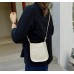 White PU Leather Fashion Design Crossbody Bags For Women Summer Travel Shoulder Bags Large Capacity Handbags and Purse Armpit Hobo Bag White PU Leather Fashion Design Crossbody Bags For Women Summer Travel Shoulder Bags Large Capacity Handbags and Purse Armpit Hobo Bag