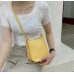 Yellow PU Leather Fashion Design Crossbody Bags For Women Summer Travel Shoulder Bags Large Capacity Handbags and Purse Armpit Hobo Bag