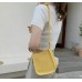 Yellow PU Leather Fashion Design Crossbody Bags For Women Summer Travel Shoulder Bags Large Capacity Handbags and Purse Armpit Hobo Bag