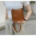 Brown PU Leather Fashion Design Crossbody Bags For Women Summer Travel Shoulder Bags Large Capacity Handbags and Purse Armpit Hobo Bag