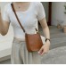 Brown PU Leather Fashion Design Crossbody Bags For Women Summer Travel Shoulder Bags Large Capacity Handbags and Purse Armpit Hobo Bag