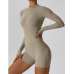 2pcs Beige Yoga Sets Womens Outfits Peach Hip Lifting Suit Neck Hanging Sports Bra Shockproof Quick Drying Shorts Set Female Tracksuit 2pcs Beige Yoga Sets Womens Outfits Peach Hip Lifting Suit Neck Hanging Sports Bra Shockproof Quick Drying Shorts Set Female Tracksuit