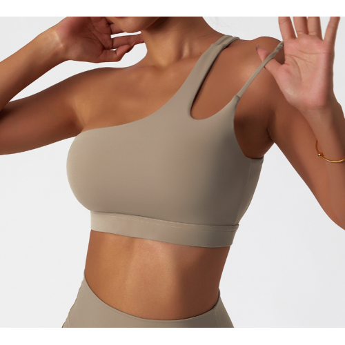 Beige Ladies Sports Bra Sexy Criss Cross Straps Back High Support Impact Yoga Underwear Running Fitness Gym Padded Bralette Beige Ladies Sports Bra Sexy Criss Cross Straps Back High Support Impact Yoga Underwear Running Fitness Gym Padded Bralette