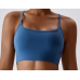 Dark Blue Ladies Sports Bra Sexy Criss Cross Straps Back High Support Impact Yoga Underwear Running Fitness Gym Padded Bralette Dark Blue Ladies Sports Bra Sexy Criss Cross Straps Back High Support Impact Yoga Underwear Running Fitness Gym Padded Bralette