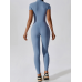Yoga Set Blue Women Fitness Rompers Sexy One Piece Strap Tummy Control Padded Sports Bra Workout JumpSuits Sportswear Yoga Set Blue Women Fitness Rompers Sexy One Piece Strap Tummy Control Padded Sports Bra Workout JumpSuits Sportswear