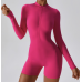 2pcs Rose Yoga Sets Womens Outfits Peach Hip Lifting Suit Neck Hanging Sports Bra Shockproof Quick Drying Shorts Set Female Tracksuit