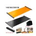 140/180/200CM Yoga Sliding Mat Sport Fitness Glide Pilates Skating Training Board Mat for Ice Hockey Roller Skating Leg Exercise
