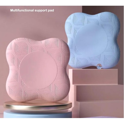 2pc Pilates Knee Wrist Hand Non-slip Solid Color Protective Pad Yoga Mat Non-slip Knee Pad Elbow Soft TPE Foam Pad Support