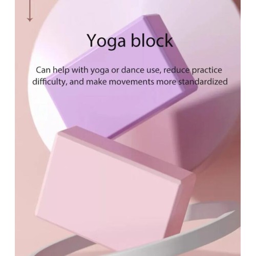 Yoga Blocks,Supportive, Lightweight & Odor Resistant, Yoga Essentials for Yogini,EVA Foam Brick for Beginners, Yogis, Pilates