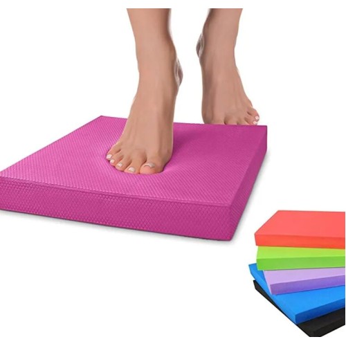 Soft Balance Pad TPE Yoga Mat Foam Exercise Pad Thick Balance Cushion Fitness Yoga Pilates Balance Board for Physical Therapy