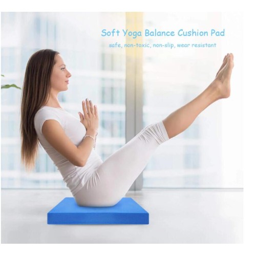 TPE Balance Pad Soft High Rebound Yoga Mat Thick Balance Cushion Fitness Yoga Pilates Plank Hold Board for Physical Therapy