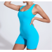 sports jumpsuit quick drying integrated V-shaped back running fitness suit tight fitting beautiful back yoga suit