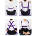 183*3.8cm Yoga Strap Cotton Exercise Yoga Belt Adjustable Woven Stretch D-Ring Buckle Fitness Stretching Bands Pilates Rope