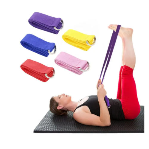 Sports Yoga Straps Durable Cotton Exercise Straps Adjustable D-Ring Buckle Yoga Stretch Pilates Belt Resistance Fitness Band Sports Yoga Straps Durable Cotton Exercise Straps Adjustable D-Ring Buckle Yoga Stretch Pilates Belt Resistance Fitness Band