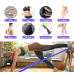 Resistance Bands Set TPE Elastic Band 4 Resistance Levels Exercise Workout Recovery Fitness Yoga Pilates Rehab Strength Training