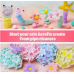 Orange Pipe Cleaners,500pcs in 5 Colors, Chenille Stems for Art and Craft Projects,Flower DIY Decorations