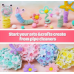 Green Pipe Cleaners,500pcs in 5 Colors, Chenille Stems for Art and Craft Projects, Flower DIY Decorations