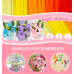 Orange Pipe Cleaners,500pcs in 5 Colors, Chenille Stems for Art and Craft Projects,Flower DIY Decorations