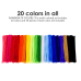 Pipe Cleaners,1000 pcs and 20 Assorted Colors 12 inch Chenille Stems for DIY Art Creative Crafts Decorations
