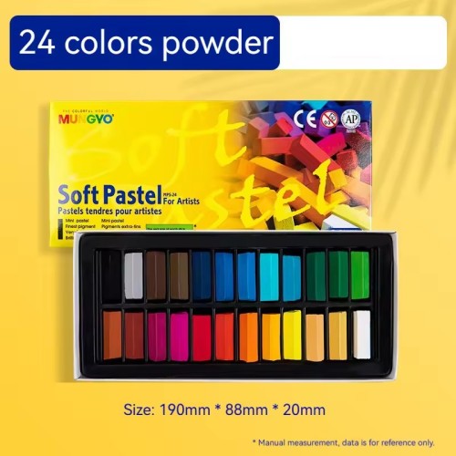 24 Colors Chalk Set Color Crayons for Beginners A Variety of Painting Pastel Stick Students Art Painting Stationery
