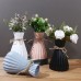 2PC* Water Ripple Plastic Vase Home Living Room Office Flower Arrangement Decoration Crafts Wedding Table Center Vase Ornament